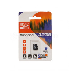 Карта пам'яті Mibrand MicroSDHC 32GB Class 10 UHS-I TPS-2710000223238
