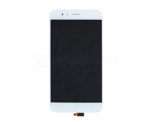 Дисплей (LCD) для Xiaomi Mi A1, Mi 5X з тачскріном white Original Quality