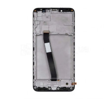 Дисплей (LCD) для Xiaomi Redmi 7A з тачскріном та рамкою black Original Quality TPS-2710000224433