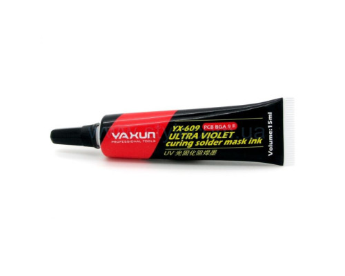 Клей ультрафіолетовий Yaxun YX-609 UV Mask yellow (15мл) TPS-2710000225508