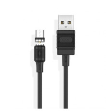 Кабель USB XO NB187 Micro Magnetic 2.1A black