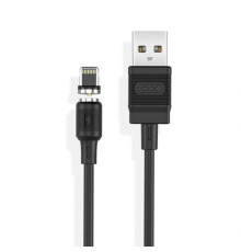 Кабель USB XO NB187 Lightning Magnetic 2.1A black TPS-2710000225577