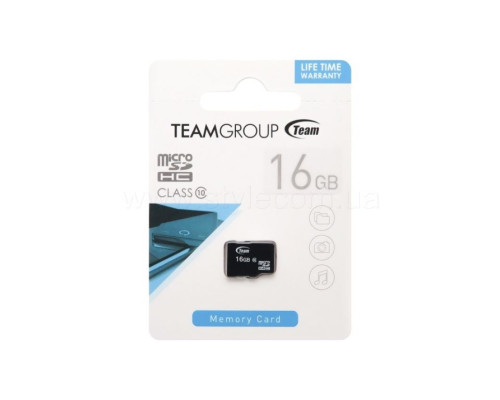 Карта пам'яті Team MicroSDHC 16GB Class 10 (TUSDH16GCL1002)