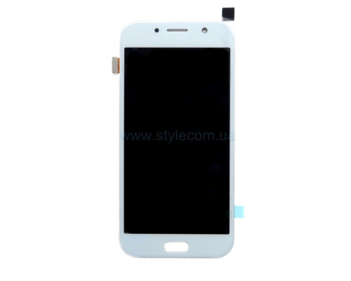 Дисплей (LCD) для Samsung Galaxy A7/A720 (2017) з тачскріном light blue (Oled) Original Quality TPS-2710000225782