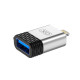Перехідник OTG XO NB186 Lightning to USB2.0 silver