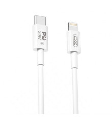 Кабель USB XO NB-Q189A Type-C to Lightning PD 20W white TPS-2710000225942