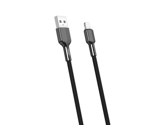 Кабель USB XO NB182 Lightning Quick Charge 2.4A black