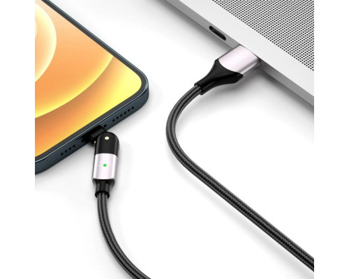 Кабель USB XO NB176 Lightning Quick Charge 2.4A 1.2м black