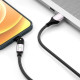 Кабель USB XO NB176 Lightning Quick Charge 2.4A 1.2м black