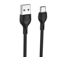 Кабель USB XO NB200 Type-C Quick Charge 2.1A black TPS-2710000226390