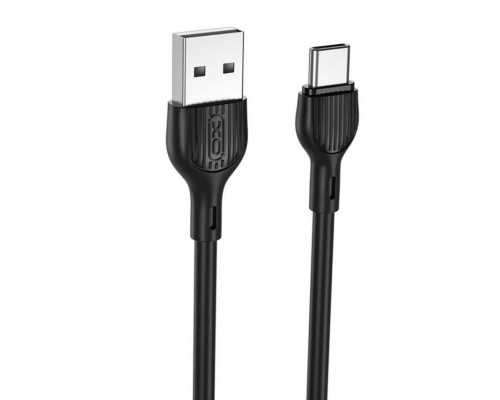 Кабель USB XO NB200 Type-C Quick Charge 2.1A black TPS-2710000226390