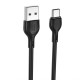 Кабель USB XO NB200 Type-C Quick Charge 2.1A black TPS-2710000226390