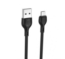 Кабель USB XO NB200 Micro Quick Charge 2.1A black TPS-2710000226406