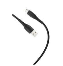 Кабель USB XO NB-P163 Micro Quick Charge 2.4A black TPS-2710000226451