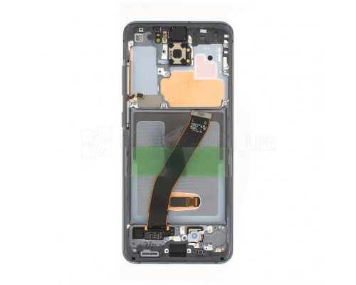 Дисплей (LCD) для Samsung Galaxy S20/G980 (2020) з тачскріном та рамкою grey Service Original (PN:GH82-22123A) TPS-2710000226550