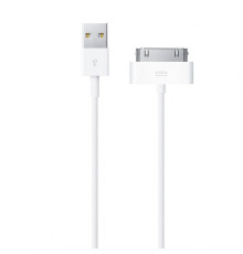 Кабель USB WALKER C115 iPhone 4 white (тех.пак)
