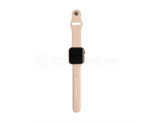 Ремінець для Apple Watch Sport Band силіконовий 42/44мм M/L powder / пудровий (19) TPS-2710000226741