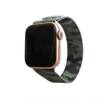 Ремінець для Apple Watch міланська петля 38/40мм old camo green / зелений камуфляж (49)