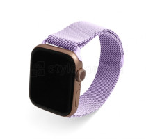 Ремінець для Apple Watch міланська петля 38/40мм light purple / світло-фіолетовий (18) TPS-2710000227151