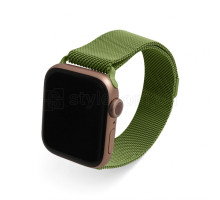 Ремінець для Apple Watch міланська петля 38/40мм grass green / зелена трава (3)