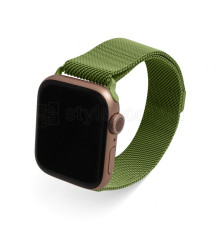 Ремінець для Apple Watch міланська петля 38/40мм grass green / зелена трава (3)
