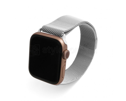 Ремінець для Apple Watch міланська петля 38/40мм light grey / світло-сірий (34)