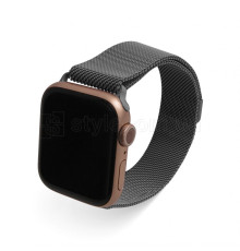 Ремінець для Apple Watch міланська петля 42/44мм dark grey / темно-сірий (32) TPS-2710000227441
