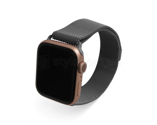 Ремінець для Apple Watch міланська петля 42/44мм dark grey / темно-сірий (32)