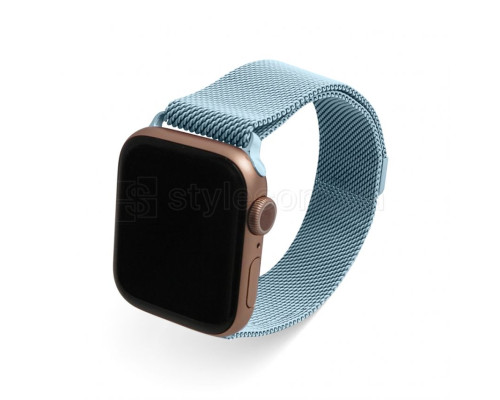 Ремінець для Apple Watch міланська петля 42/44мм gem green / зелений перламутр (7) TPS-2710000227281