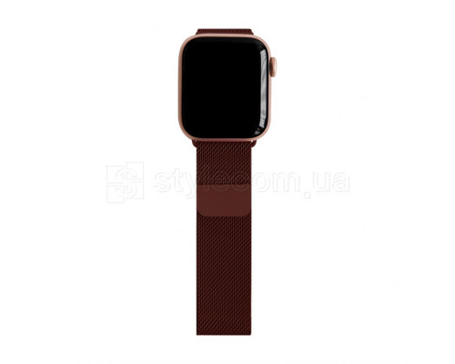 Ремінець для Apple Watch міланська петля 42/44мм rose red / червона троянда (31) TPS-2710000227298