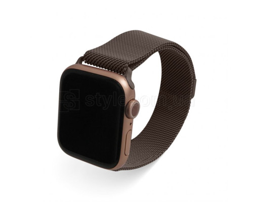 Ремінець для Apple Watch міланська петля 42/44мм coffee / кавовий (16) TPS-2710000227311