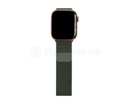 Ремінець для Apple Watch міланська петля 42/44мм olive green / оливковий (6) TPS-2710000227328