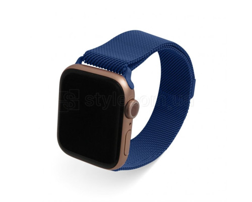 Ремінець для Apple Watch міланська петля 42/44мм blue / синій (30) TPS-2710000227342