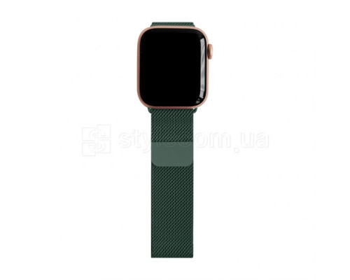 Ремінець для Apple Watch міланська петля 42/44мм dark green / темно-зелений (5)