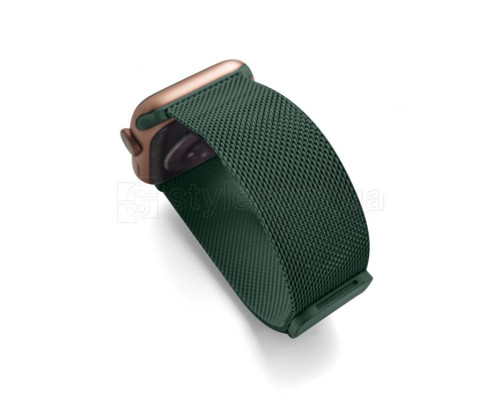 Ремінець для Apple Watch міланська петля 42/44мм dark green / темно-зелений (5) TPS-2710000227373