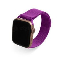 Ремінець для Apple Watch міланська петля 42/44мм purple / пурпурний (21) TPS-2710000227366