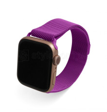 Ремінець Apple Watch міланська петля 42/44мм purple / пурпурний (21)