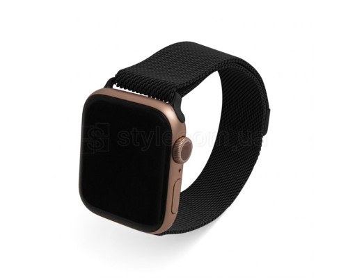 Ремінець для Apple Watch міланська петля 42/44мм black / чорний (2)