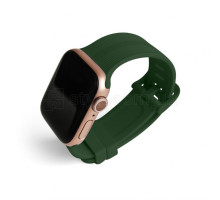 Ремінець для Apple Watch Sport Band рифлений 38/40мм S/M military green / військовий зелений (12) TPS-2710000227830