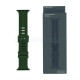 Ремінець для Apple Watch Sport Band рифлений 38/40мм S/M military green / військовий зелений (12)