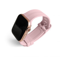 Ремінець для Apple Watch Sport Band рифлений 38/40мм S/M light pink / ніжно-рожевий (13)