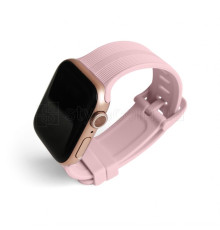 Ремінець для Apple Watch Sport Band рифлений 38/40мм S/M light pink / ніжно-рожевий (13) TPS-2710000227854