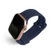 Ремінець для Apple Watch Sport Band рифлений 38/40мм S/M dark blue / темно-синій (4) TPS-2710000227847