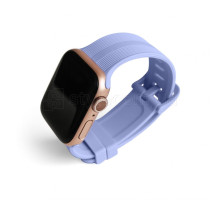 Ремінець для Apple Watch Sport Band рифлений 38/40мм S/M purple / бузковий (5) TPS-2710000227861