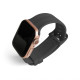 Ремінець для Apple Watch Sport Band рифлений 38/40мм S/M dark grey / темно-сірий (6) TPS-2710000227892