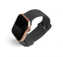 Ремінець для Apple Watch Sport Band рифлений 42/44мм S/M dark grey / темно-сірий (6)