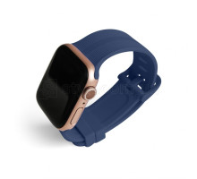 Ремінець для Apple Watch Sport Band рифлений 42/44мм S/M midnight blue / опівнічний-синій (11)