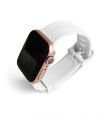 Ремінець для Apple Watch Sport Band рифлений 42/44мм S/M white / білий (3) TPS-2710000228042