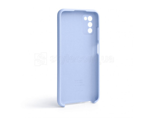 Чохол Original Silicone для Samsung Galaxy A03s/A037 (2021) elegant purple (26)