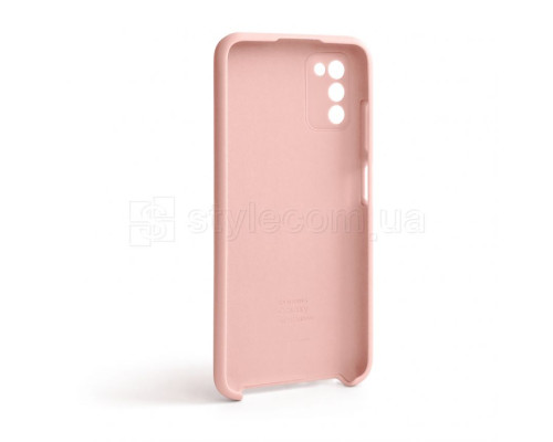 Чохол Original Silicone для Samsung Galaxy A03s/A037 (2021) pink (12) TPS-2710000228097